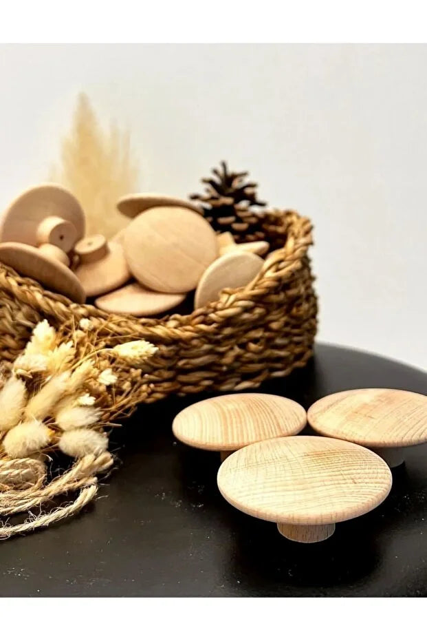 Ahşap Kulp Lüks Dekoratif Country Mutfak Mobilya Dolap Çekmece Kulbu