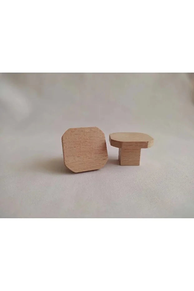 Ahşap Kare Kulp Lüks Country Dekoratif Kare Mutfak Mobilya Dolap Çekmece Kulbu