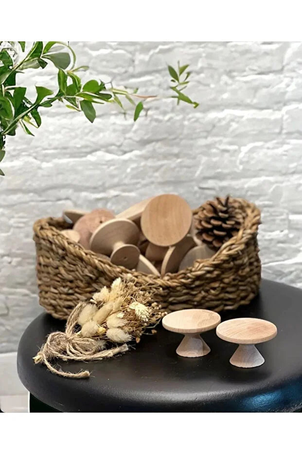 Ahşap Kulp Lüks Country Dekoratif Mutfak Mobilya Dolap Çekmece Kulbu