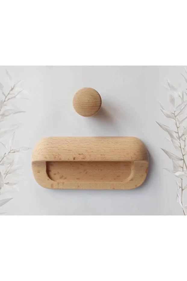 Ahşap Kulp Lüks Country Dekoratif Mutfak Mobilya Çekmece Dolap Kulbu