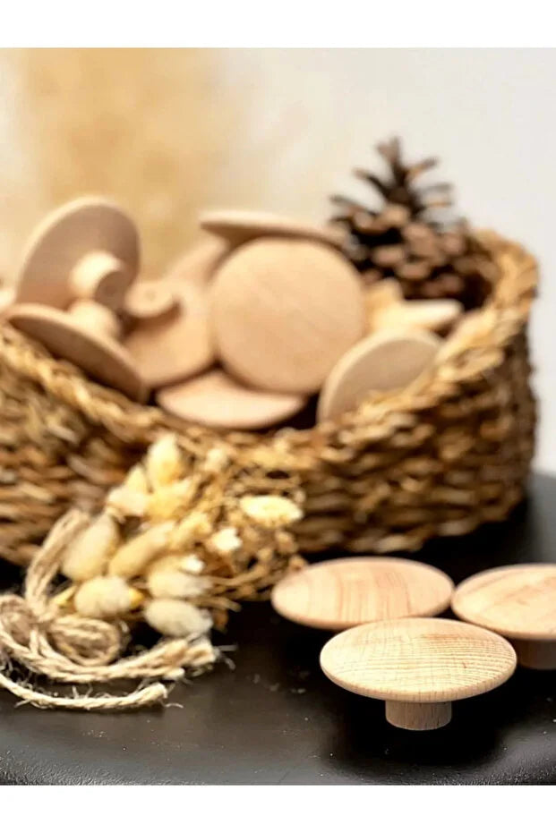 Ahşap Kulp Lüks Dekoratif Country Mutfak Mobilya Dolap Çekmece Kulbu