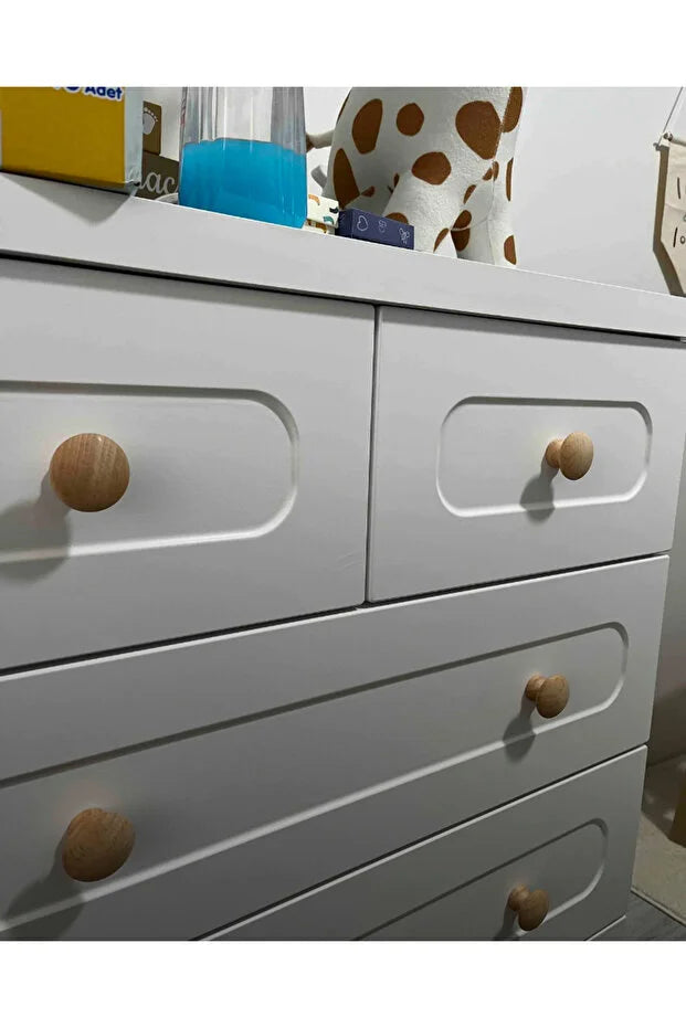 Ahşap Kulp Lüks Country Dekoratif Mutfak Mobilya Dolap Çekmece Kulbu