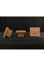 Ahşap Kulp Desenli Kare Lüks Country Dekoratif  Mutfak Mobilya Dolap Çekmece Kulbu