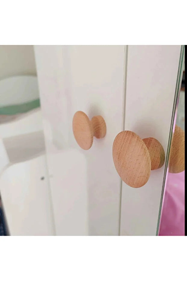 Ahşap Kulp Lüks Country Dekoratif Mutfak Mobilya Dolap Çekmece Kulbu