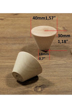 Ahşap Kulp Tıpa Lüks Country Dekoratif Mutfak Mobilya Dolap Çekmece Kulbu