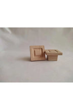 Ahşap Kulp Desenli Kare Lüks Country Dekoratif  Mutfak Mobilya Dolap Çekmece Kulbu