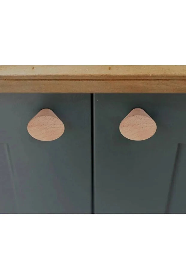 Ahşap Kulp Tıpa Lüks Country Dekoratif Mutfak Mobilya Dolap Çekmece Kulbu